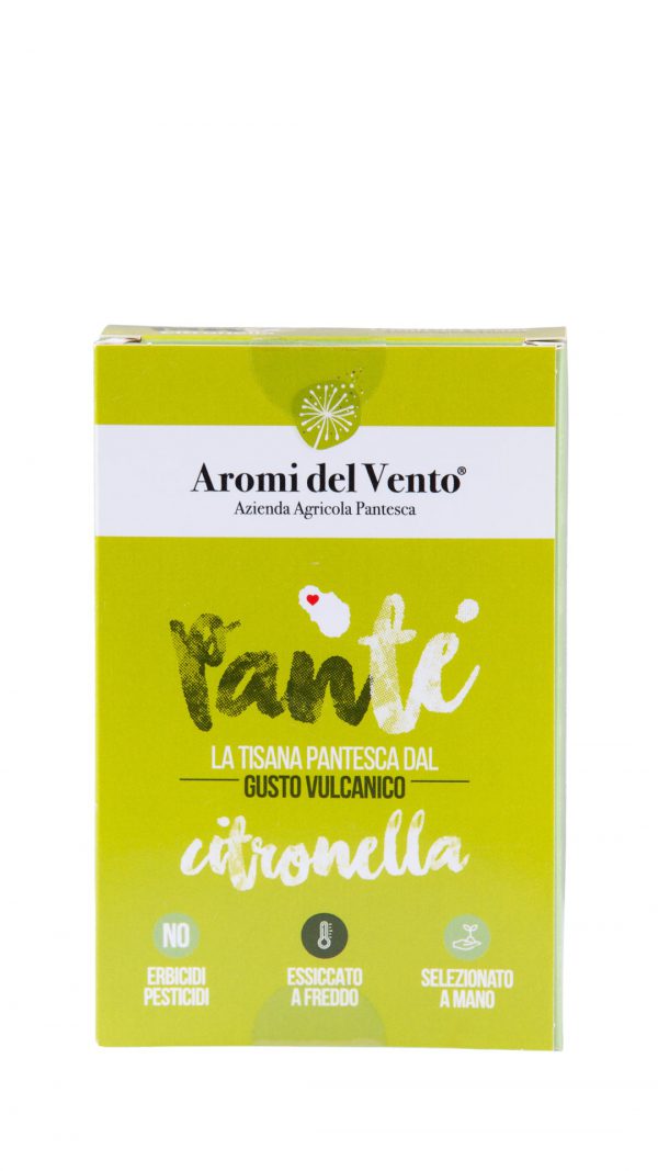 Panté - Infuso Vulcanico® Citronella su sfondo bianco 1